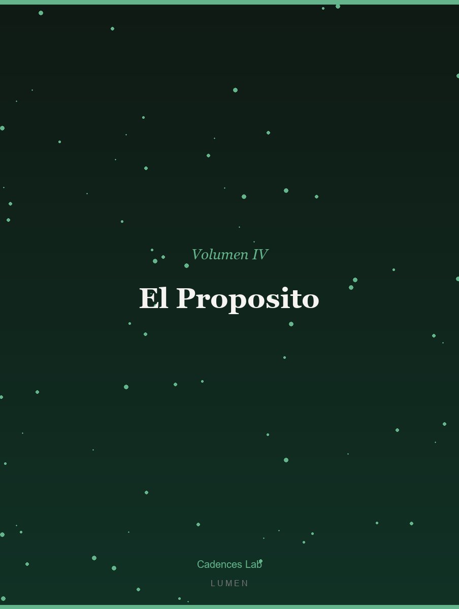 Portada de El Propósito